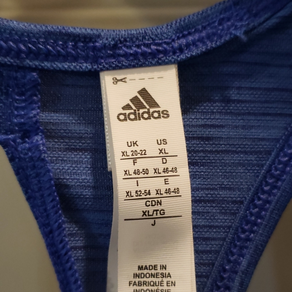 Adidas blue climalite tank new XL - Picture 4 of 7